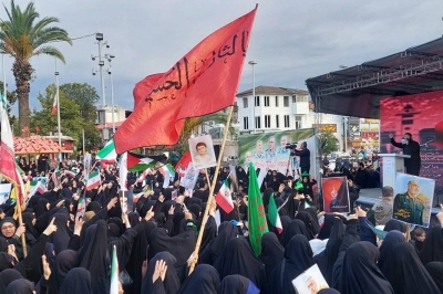 اجتماع زینبی در رشت؛ بانوان دیار میرزا قلب اسرائیل را هدف گرفتند