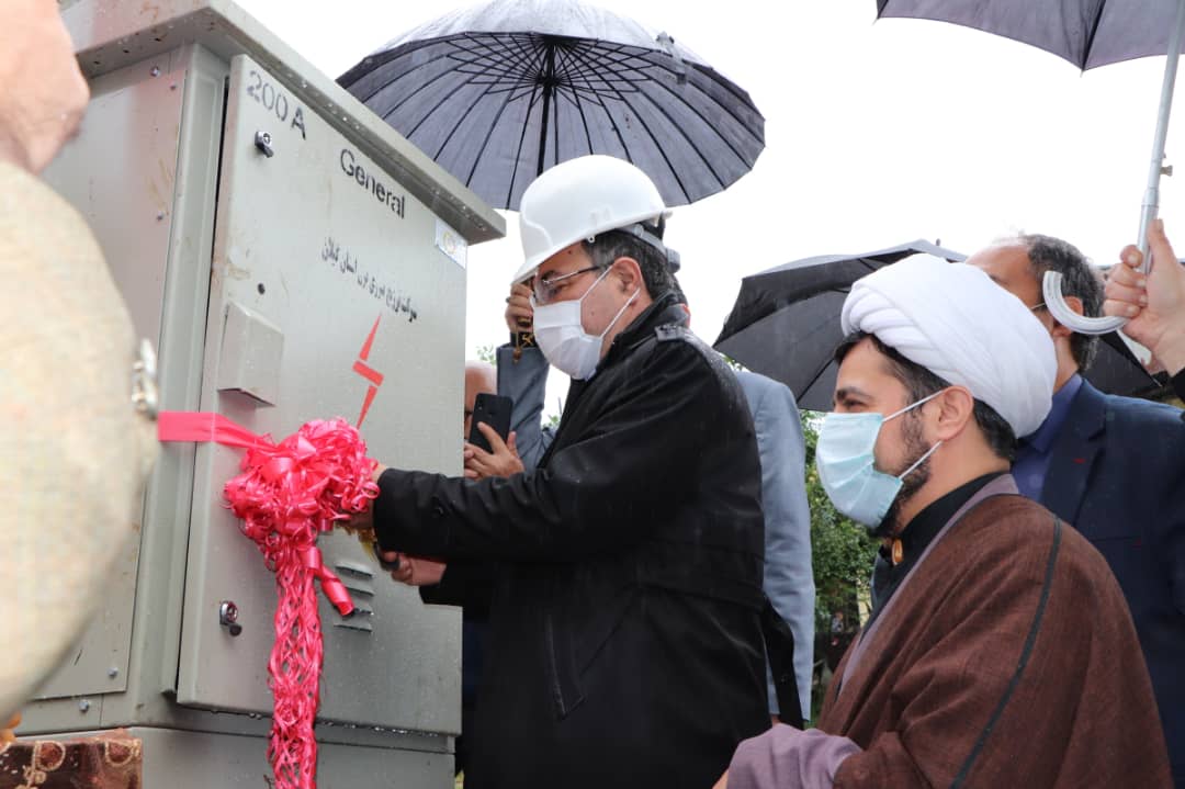 افتتاح پروژه های برق شهرستان لنگرود در هفته دولت